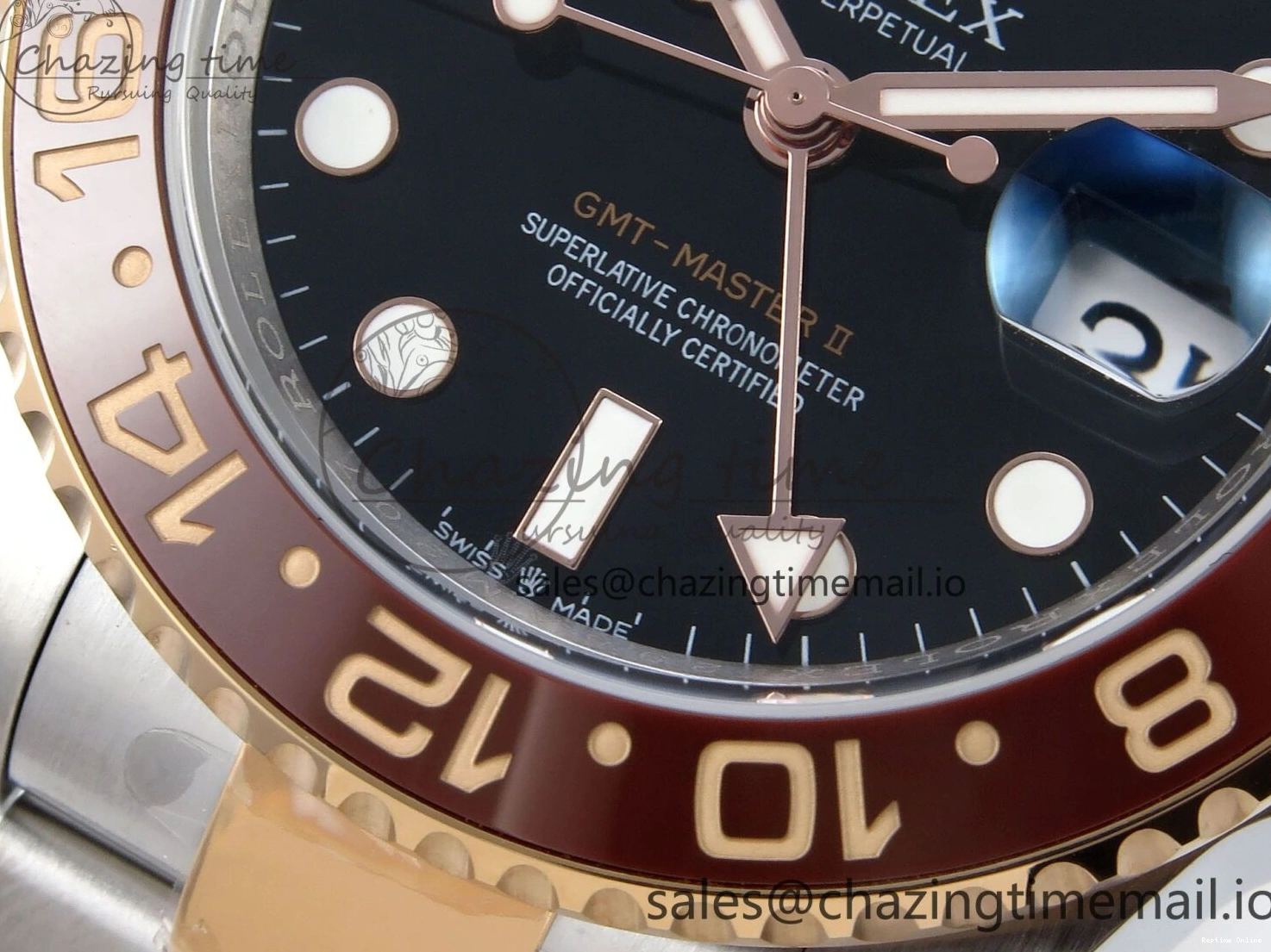 0410 StreetReady GMT-Master II 126711 CHNR Black Brown Ceramic 904L Steel EWE 1:1 Best Edition on Oyster Strap EWE3285 V 819